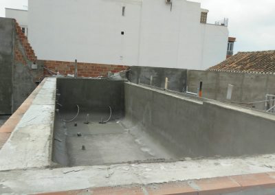 Construcción de piscina en Málaga Gunite piscinas Carbel