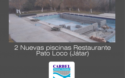 Dos nuevas piscinas para el restaurante Pato Loco